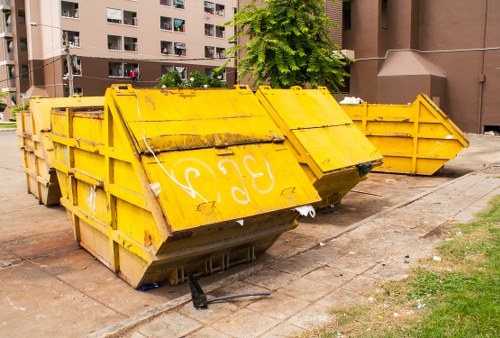 Residential recycling collection in Maida Vale