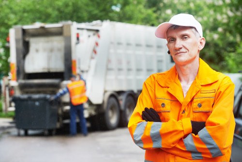 Residents using skip hire services in Maida Vale